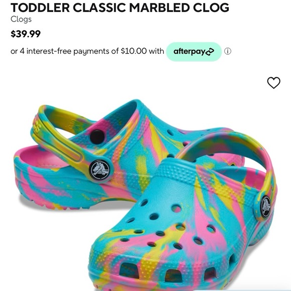 CROCS Toddler Classic Marbled Clog - Picture 5 of 5